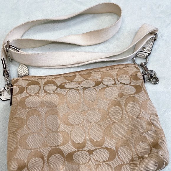 Coach Brown Monogram Handbag - Picture 2 of 3